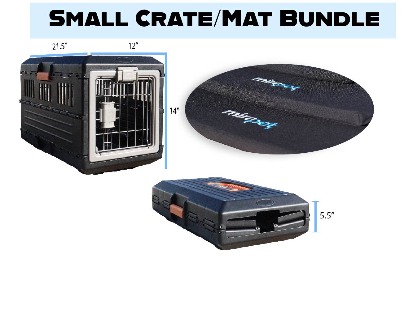Mirapet Collapsible Pet Crate