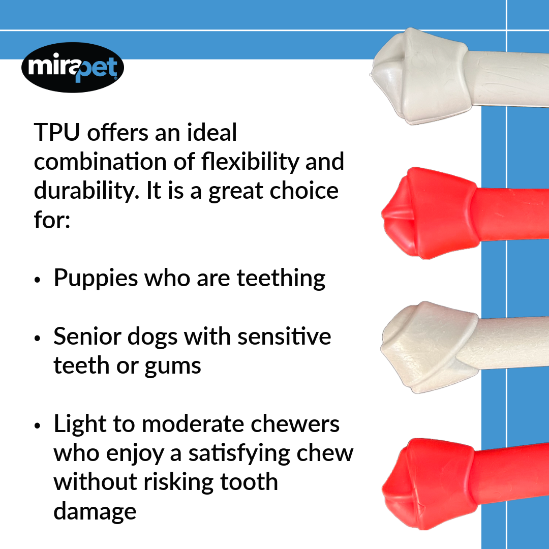 9" Flexible Dog Chew- Made in USA, Bacon Flavor No Odor