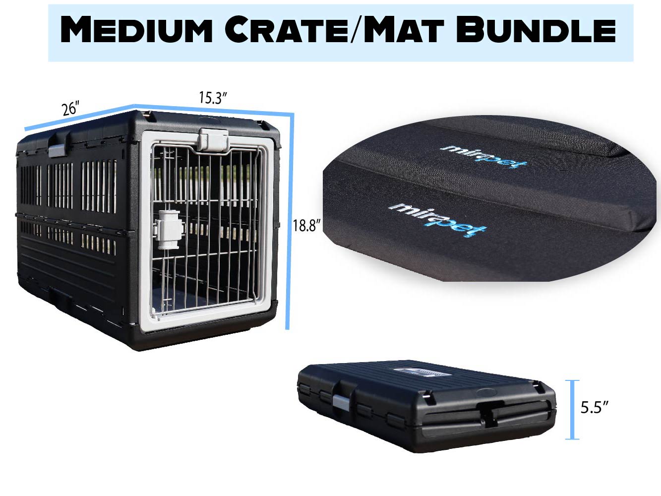 Nylon collapsible dog outlet crate